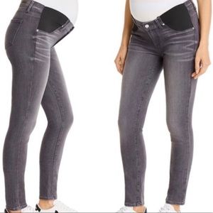 Paige Verdugo Ultra Skinny Gray Maternity Jeans